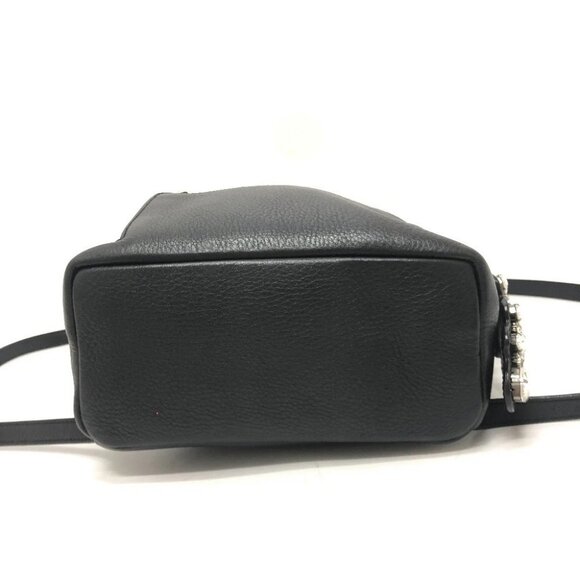 FENDI 8BZ036 By the Way Bijoux Backpack Leather Black/SilverHardware - Picture 7 of 12